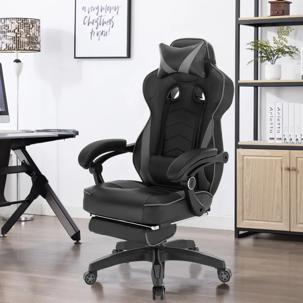 WOLTU Gaming Chair Racing Chair Office Chair Computer Chair Desk Chair Sports Seat with Headrest Lumbar Cushion with Footrest WOLTU Gaming Chair Racing Chair Office Chair Computer Chair Desk Chair Sports Seat with Headrest Lumbar Cushion with Footrest