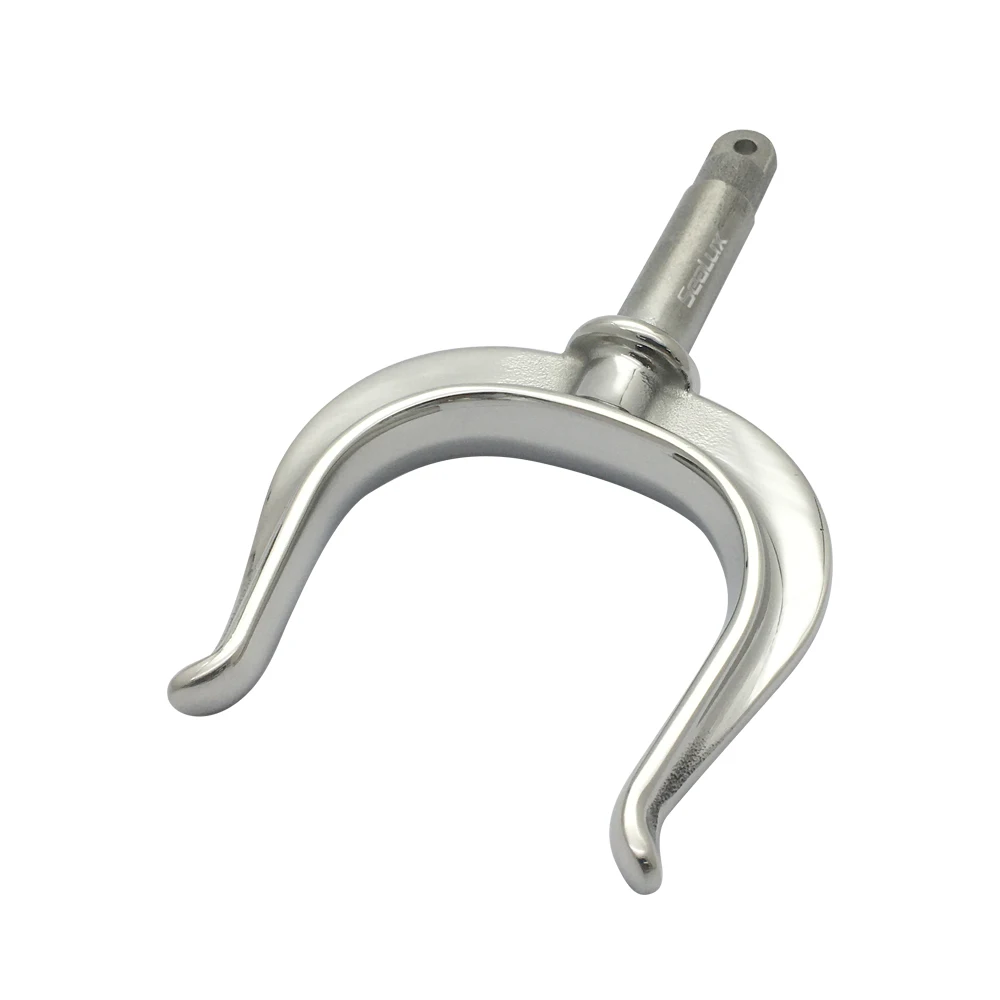 Sealux 2 Stück pro Set Edelstahl-Oarlock aus Marinequalität mit offenem Ende für 1/2-Zoll-Sockel, Angelzubehör für Marine-Yachten, Boote – Detail 5