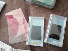 AGUUD Corea extensiones de pestañas C CC D DD pestañas individuales falsa visón pestañas para Building seda ruso volumen pestañas maquillaje