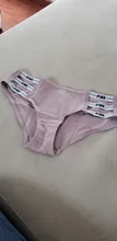 QIWN-bragas deportivas sin costuras para mujer, ropa interior Sexy con letra rosa, lencería cintura baja, Tanga de Yoga