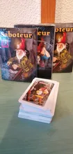 2020 saboteador 1 y saboteador 1 + 1 + 2 Tarjeta de juego completo Inglés el duelo juego jogos de tabuleiro enano minero de jeu de