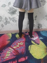 Medias de terciopelo con diseños de dibujos animados para niña, medias ajustadas de retazos de dibujos animados para niña, medias ajustadas para niña de 2 a 12 años