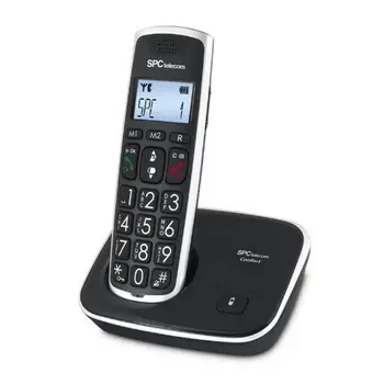 

SPC 7608N Phone DECT Big keys AG20 ID LCD ECO Black