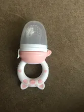 Chupete de silicona con dibujos de cerdo para bebé, de 3 tamaños mordedor de frutas y verduras, 1 unidad