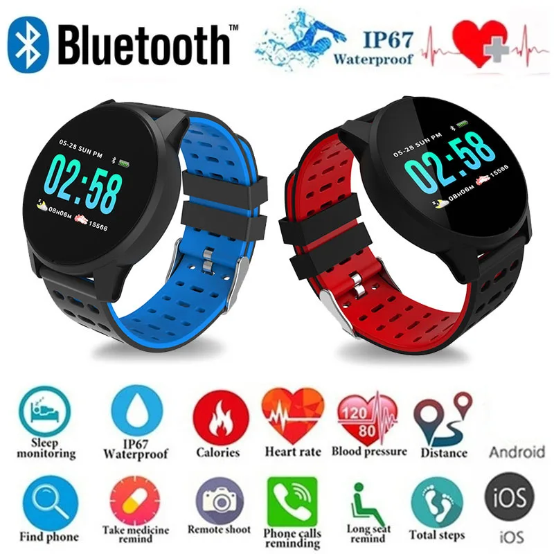 Bracelet Ky108 Mua Men Sports Bluetooth Smart Watch Fitness