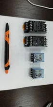 Electromagnetic-Relay Base Din-Rail-14-Pins MY4NJ AC220V Coil DC12V 4NC 4NO Small 1set