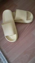 Adisputent-zapatillas de plataforma gruesa para mujer, zapatilla para baño interior, suave, antideslizante, EVA, para el hogar, para verano