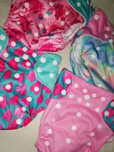 Happyflute 4 unids/set lavable ecológico tela cubierta de pañal ajustable reutilizable de tela pañales pañal de tela de fit 3-15kg bebé