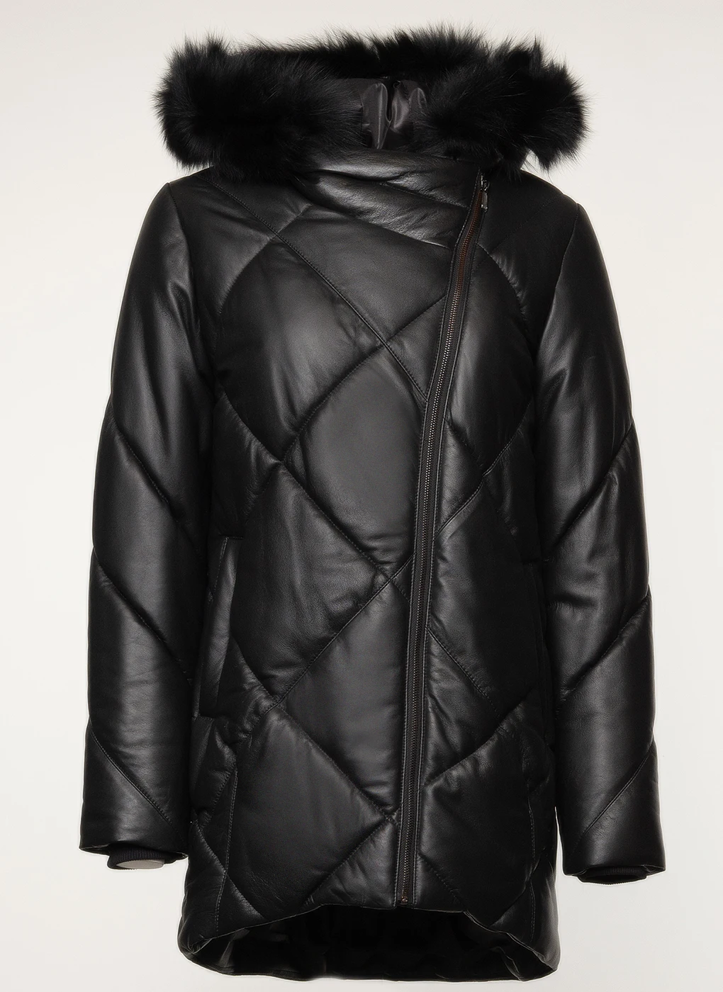 Купить Кожаный Пуховик Женский В Москве