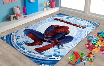 

Spiderman 5 Patterned Carpet ,Non Slip Floor Carpet,Teen's Carpet,Turkish Rug