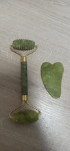 Skin-Care-Tools Facial-Massage-Roller Face-Lift-Hands Jade-Stone Body-Skin Double-Heads