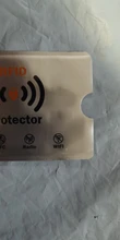 Uds de plata Anti Rfid titular de la tarjeta NFC bloqueo lector Identificación de bloqueo de tarjetero para tarjetas bancarias protección caso Metal tarjeta de crédito CASO DE ALUMINIO