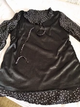 Kimono de talla grande para mujer, Blusa de gasa de lunares, ropa de manga larga, moda coreana, 2021