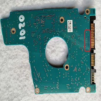 

TOSHIBA MK5065GSXF HDD2J62 P TV01 T 88i9317-RAI2 PCB Number G003235C