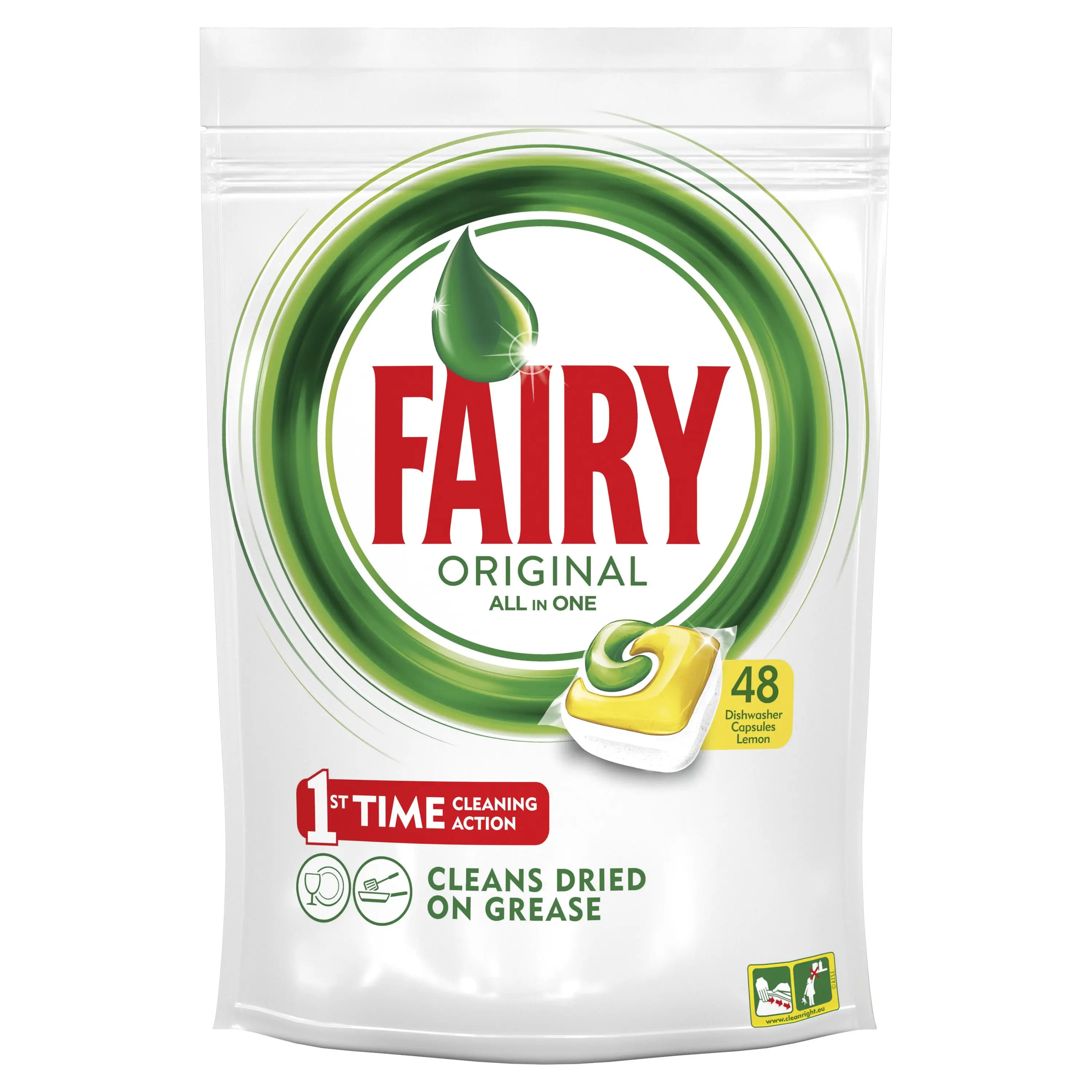 Капсулы для посудомоечной машины Fairy Original all in one 48 шт