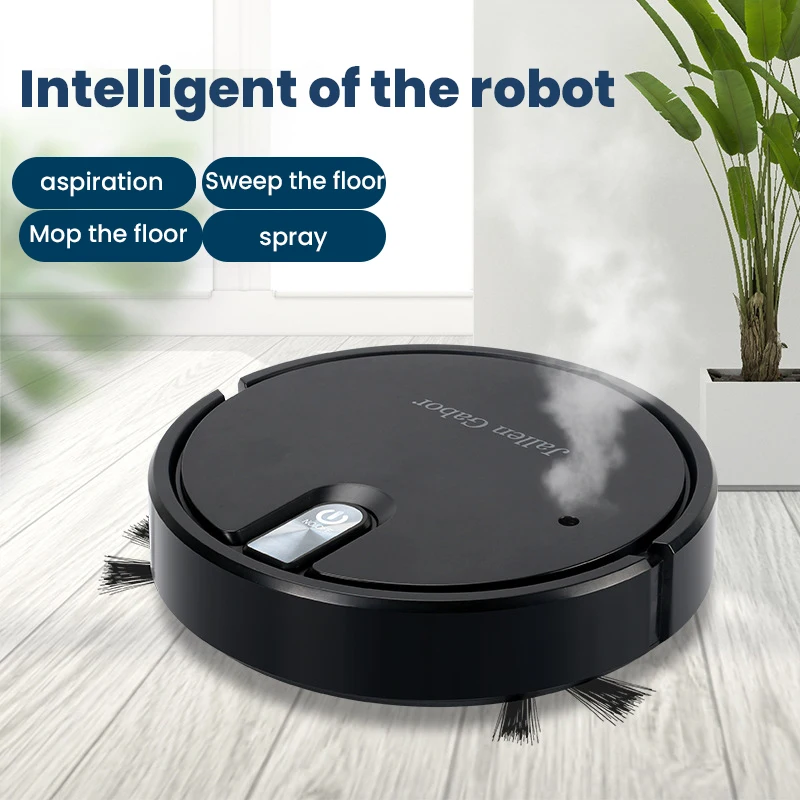 Robot Vacuum Cleaner Sweep And Wet Mopping Multifunctional 3-In-1 Auto Rechargeable Floor Sweeping Dry | Бытовая техника