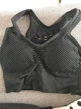 Medio de las mujeres de malla de apoyo Cruz de seguridad, extraíble tazas Deporte Tops sujetador la libertad sin Yoga Running deportes Bras