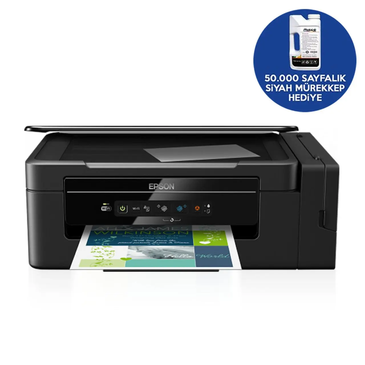 

Epson L3060 Printer and 50.000 Sheet Black Photoink Ink Gift