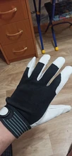 QIANGLEAF-guantes de cuero de Grado D para hombre, manoplas de trabajo de seguridad resistentes al desgaste, 508, gran oferta, envío gratis