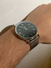 CCQ de acero inoxidable de la marca de reloj de malla de plata único números arábigos relojes Casual mujeres hombres pulsera de cuarzo reloj femenino