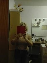 Blusa de gasa con manga acampanada para verano, camisa con cuello cuadrado y lunares para mujer