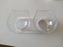 Cat-Bowls Products Pet-Food Raised-Stand Pet-Supplies Cats-Dogs-Feeders Non-Slip Double