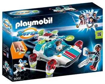 

Playmobil - FulguriX with agent Gene, Super 4 series characters, multi-colored (Playmobil, 9002)