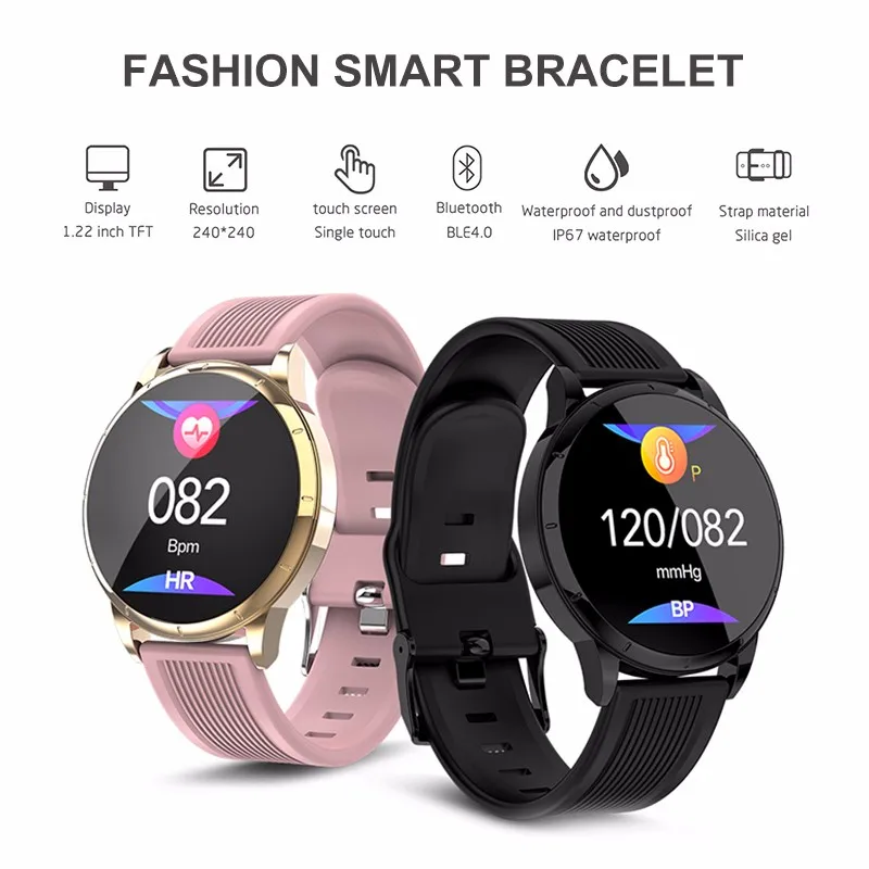 

MK07 Smart Watch Waterproof heart rate monitor Blood pressure Watch fitness tracker for man woman kids Bluetooth IOS Android