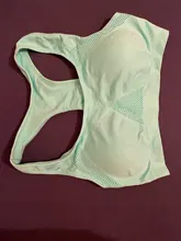 VEQKING-Sujetador deportivo transpirable para mujer, Top con relleno a prueba de golpes, para gimnasio, correr, Fitness, Yoga