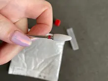 Fresas de cerámica para manicura, cortadoras de brocas para máquina de manicura, limas eléctricas para uñas, 1 Uds.