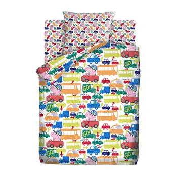 

Kids bedding made of 100% cotton "George driving"