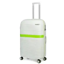 Чемодан пластиковый на четырех колесах BAUDET,(размер L), 90 л