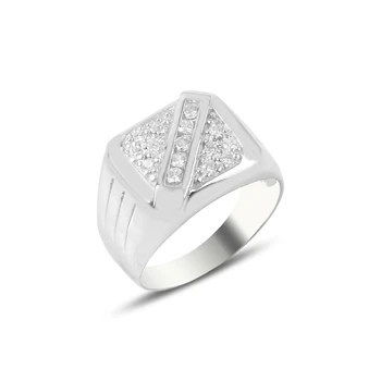 

Silver 925 Sterling Zircon Stone Ring