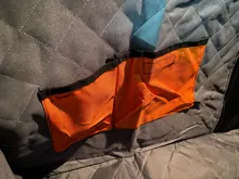 DEKO-Protector para asiento de coche para perros, hamaca de transporte con visión de malla para mascotas, Protector de seguridad, alfombrilla para asiento trasero de coche con cremallera y bolsillo para viaje