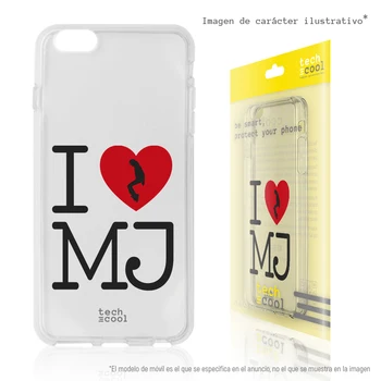

FunnyTech®Silicone Case for Samsung Galaxy S8 L I love Michael Jackson vers.2 transparent