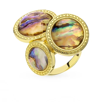 

Silver ring with alpanite sunlight sample 925