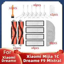 Repuestos para aspiradora robótica Xiaomi Mijia 1C / STYTJ01ZHM / Dreame F9 Mistral, cepillo lateral principal, filtro Hepa
