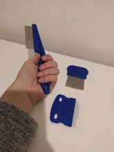 Dog-Combs-Sets Pet-Grooming-Comb Lice Comb Cleaning-Pets-Tool Tear-Stain-Remover Dogs