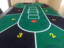 Tablecloth Poker-Accessory Board-Game Rubber Texas-Holdem Casino with Flower-Pattern