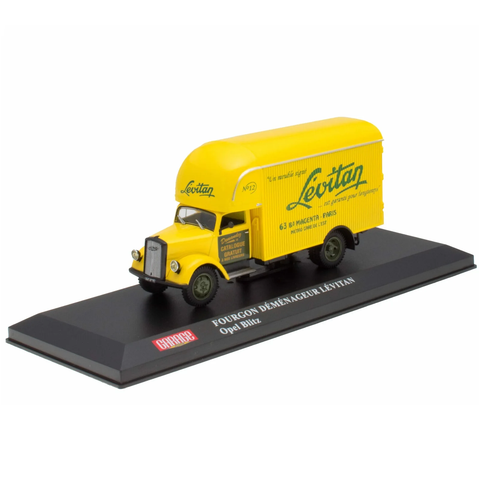 Aquarium Ette Garage Moderne, Opel Beat Furgón, Scala 1:43, Miniatura Pressofusa, Realizzata Da Ixo, L'Âge Gold Des Garages: Le Garage Et Ses Collezio