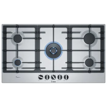Price Gas Hob BOSCH PCR9A5B90 (90 Cm) Stainless Steel (5 Stoves)