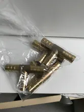 Adapter Connector Splitter Pipe-Fitting Coupler Barb-Tee Brass Hose Water-Gas-Oil Reudcing