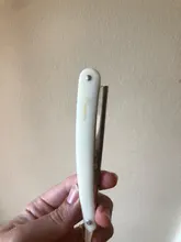 Afeitadora Manual profesional de borde recto, maquinilla de afeitar afilada de acero inoxidable, afeitadora plegable con cuchilla, herramienta de afeitar recta