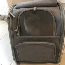 Bolsa de Gato transpirable para mascotas, cómoda y portátil, para exteriores, resistente al desgaste y duradera, plegable, para hombro
