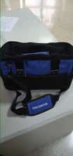 WORKPRO-Bolsa de herramientas de alta resistencia para hombe, organizador de utensilios de 14/15/16 pulgadas de gran capacidad, multibolsa, bandolera