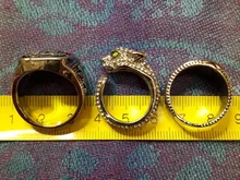 FDLK-Anillo de leopardo con incrustaciones de cristal para mujer, sortija Unisex con personalidad, regalo de joyas de fiesta