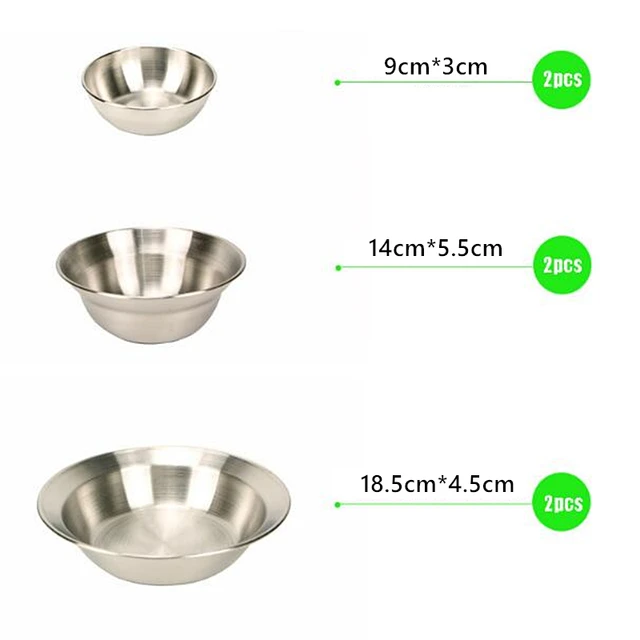 Set Di 6 Piatti In Acciaio Inox Da 30 Cm - Per Picnic, Barbecue, Campeggio - Lavabili In Lavastoviglie