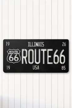 

Angemiel Home Plate Route Us Sixty Six Metal Wall Table Home And Office