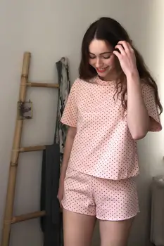 

Trendyol Polka Dot Knitted Pajamas Set THMSS20PT0227