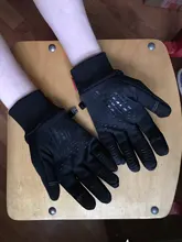 Guantes de ciclismo para hombre y mujer, de dedo completo para pantalla táctil, antideslizantes, impermeables, resistentes al viento, cálidos, térmicos, de lana, para bicicleta, Invierno